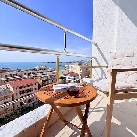 204 Azure Gold Panoramic Sea View Durrës